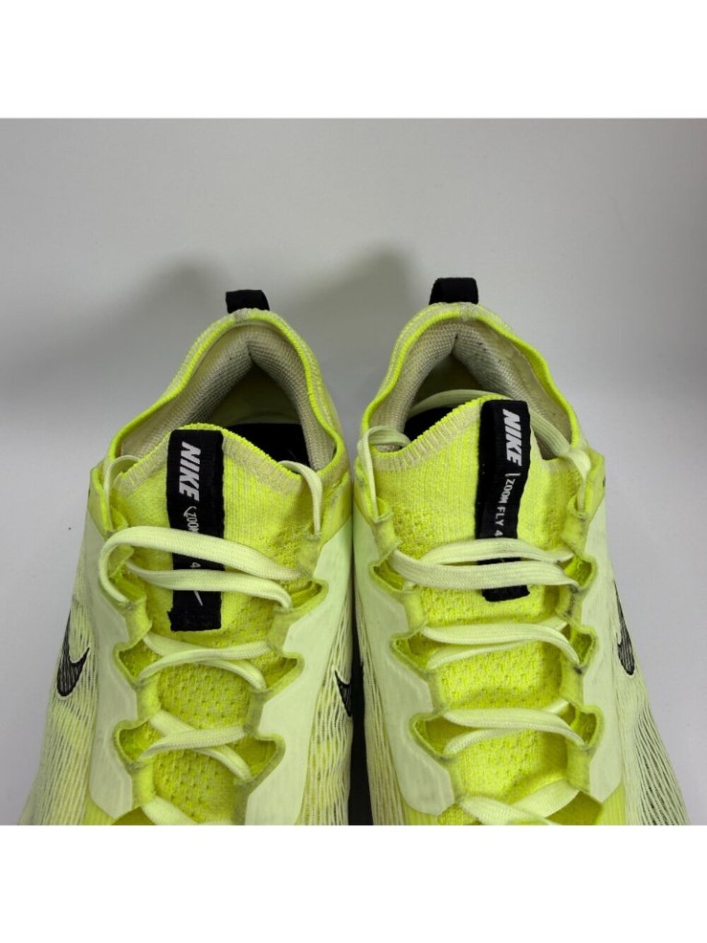 Nike Zoom Fly 4 Barely Volt Dynamic Shoes Women Size 9 Turquoise Running Cushion - Picture 4 of 12